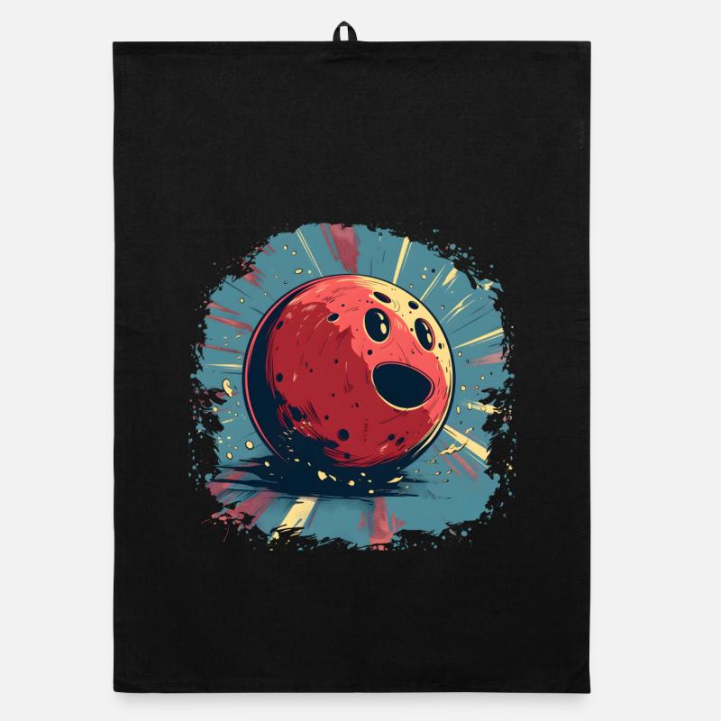 Fun bowling Organic dish towel