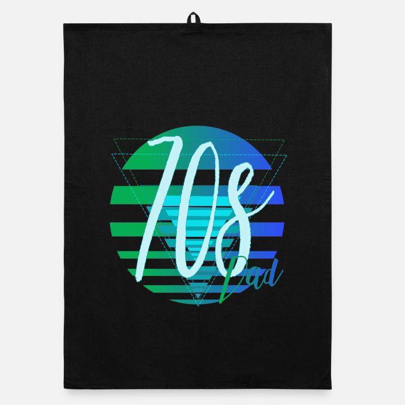 70s Dad – Retro Dad Design Organic dish towel