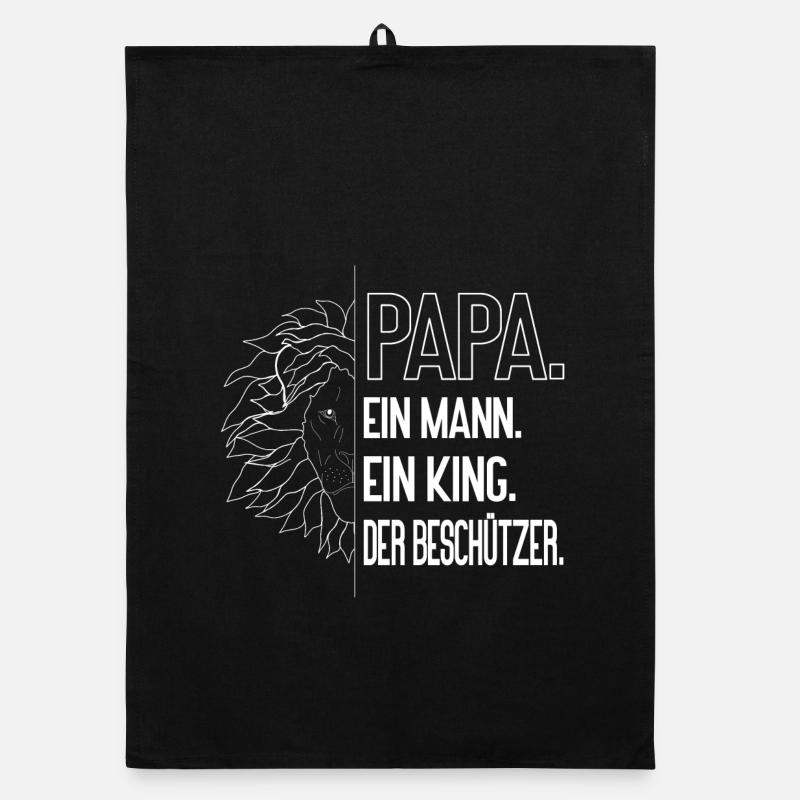 Papa – Le Protecteur | Conception de père fort Torchon bio
