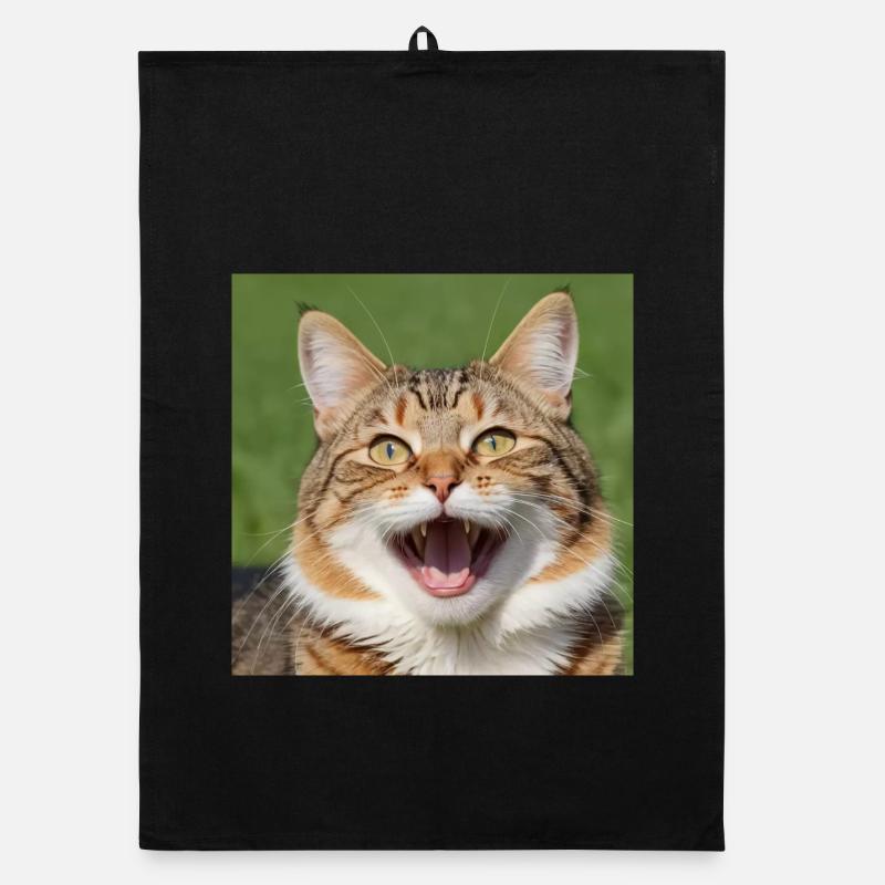 Cat Organic dish towel