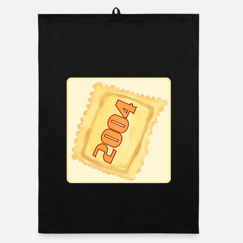 BIRTHDAY 2004 RAVIOLI DUMPLINGS Organic dish towel
