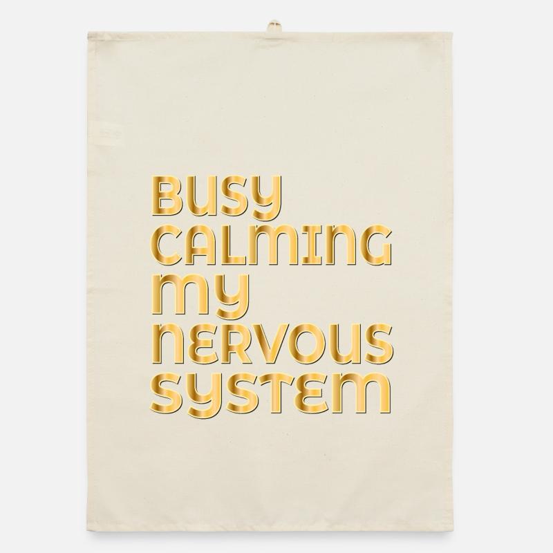 CALMER MON SYSTÈME NERVEUX Torchon bio