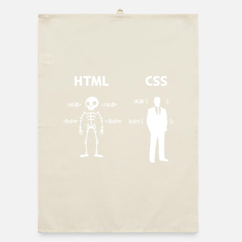 Code Css C++ Php Java Developer Code Skripting Organic Geschirrtuch