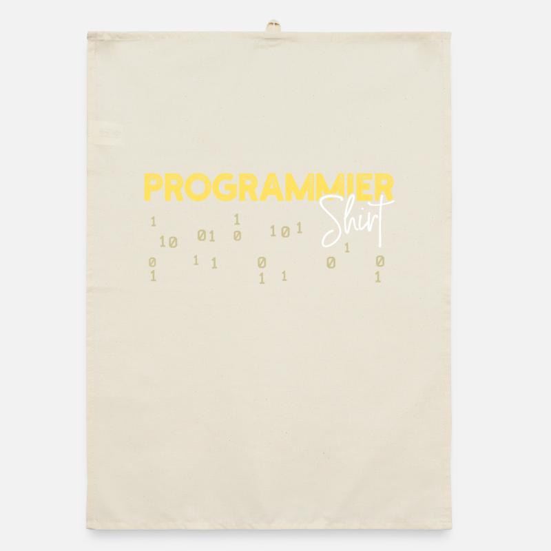 Developer Statement Coden Skripting Webentwickler Organic Geschirrtuch