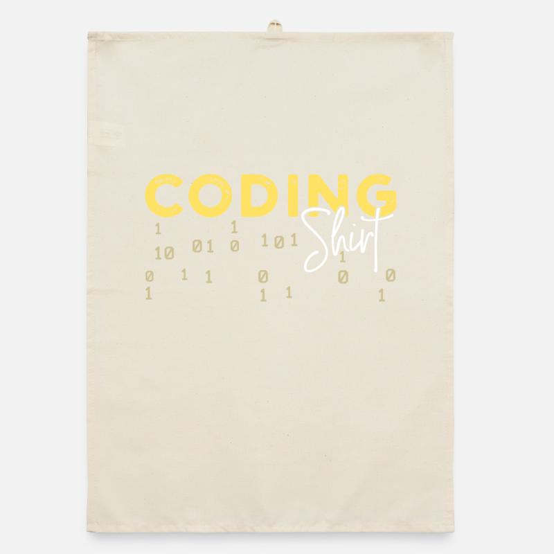 Coden Statement Developer Programmierer Skripting Organic Geschirrtuch