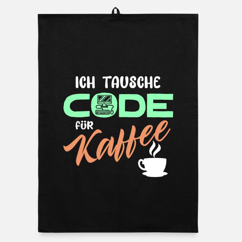 Code Developer Statement Programmierer Computer Organic Geschirrtuch