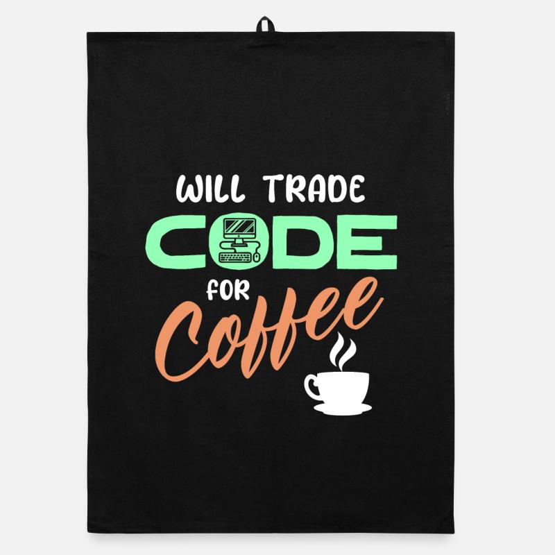 Programmierer Developer Code Statement Computer Organic Geschirrtuch