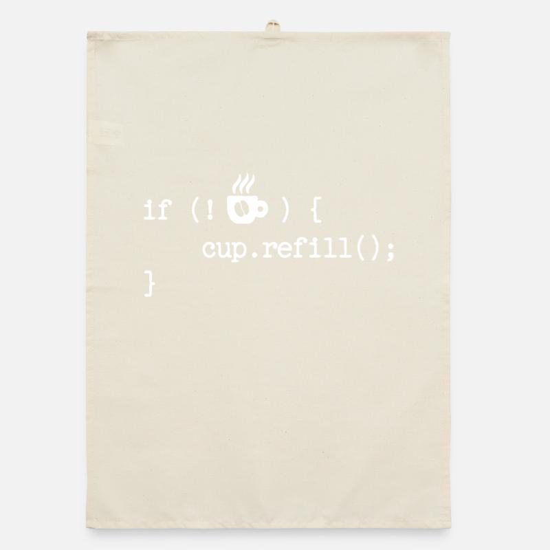 Debug Programmierer Coden Developer Computerfreak Organic Geschirrtuch