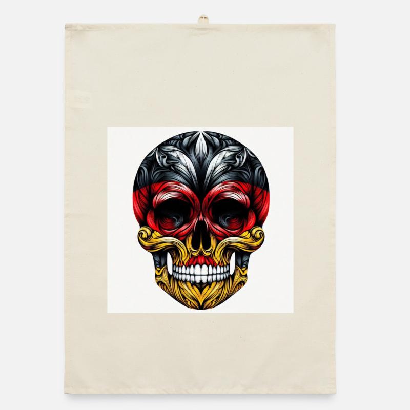Skull Germany Organic dish towel