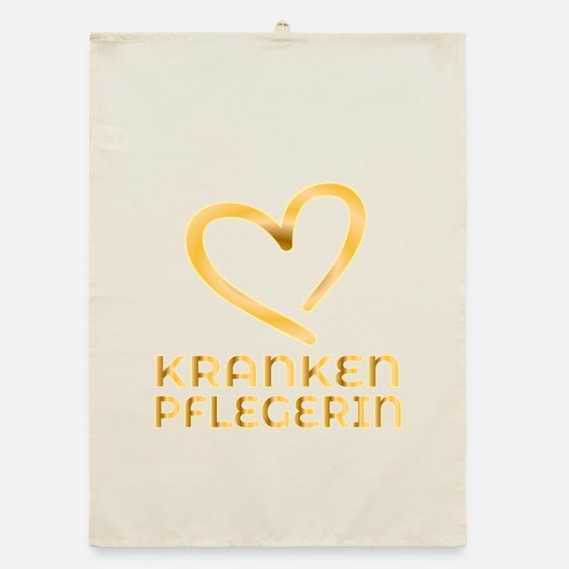 DANKESCHÖN KRANKENPFLEGERIN Organic Geschirrtuch