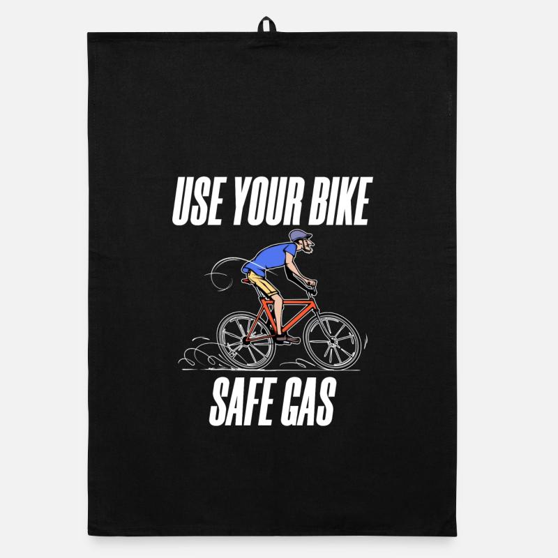 Gas Station Statement Bicycle Energy Storage Electricity Organic dish towel