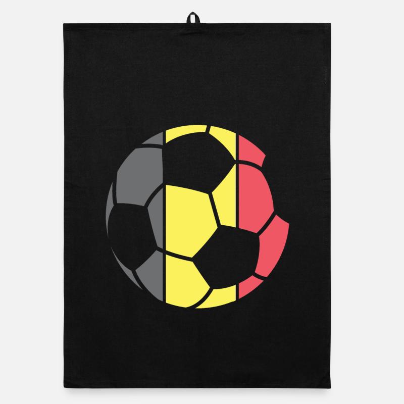 Fußballteam Belgien Mesiterschaft Turnier Sieger Organic Geschirrtuch