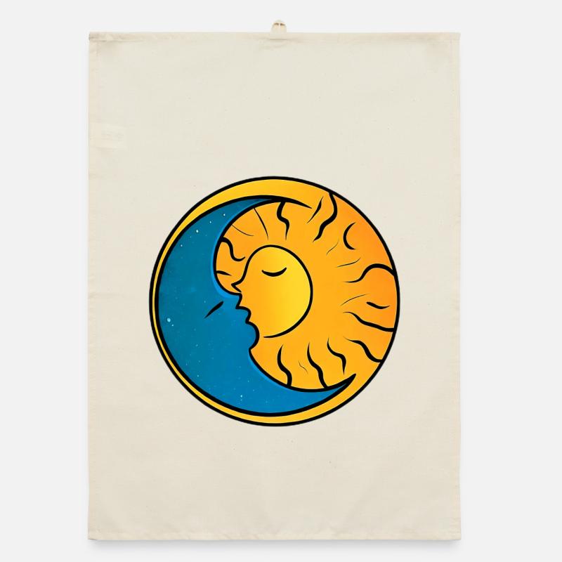 Sun and Moon Organic dish towel
