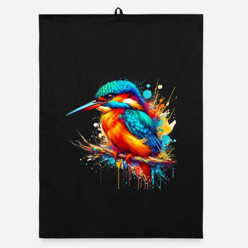 Eisvogel Organic Geschirrtuch