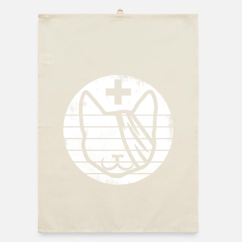 First aid for cats Organic dish towel