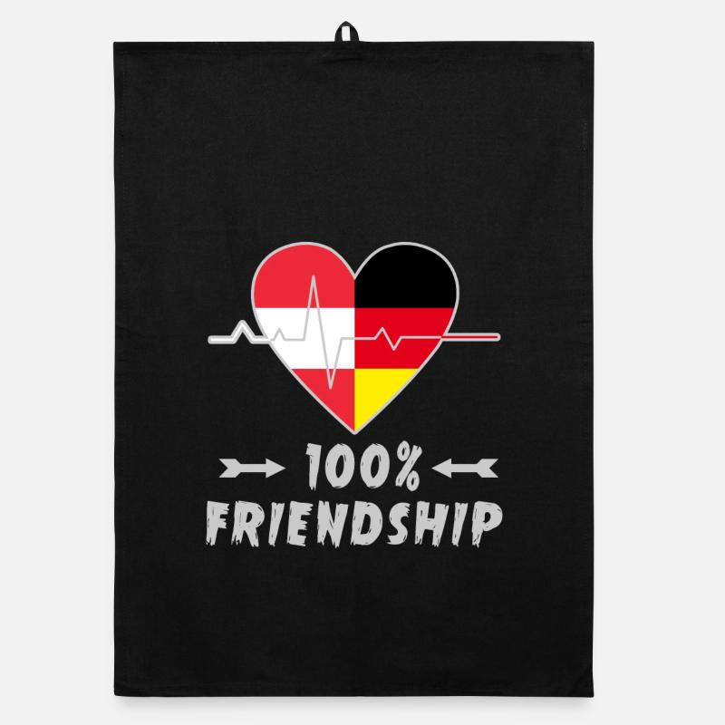 Austria and Germany 100% friendship Organic dish towel