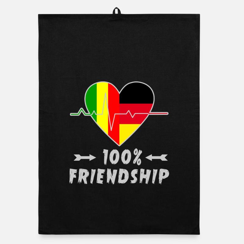 Mali and Germany 100% friendship Organic dish towel