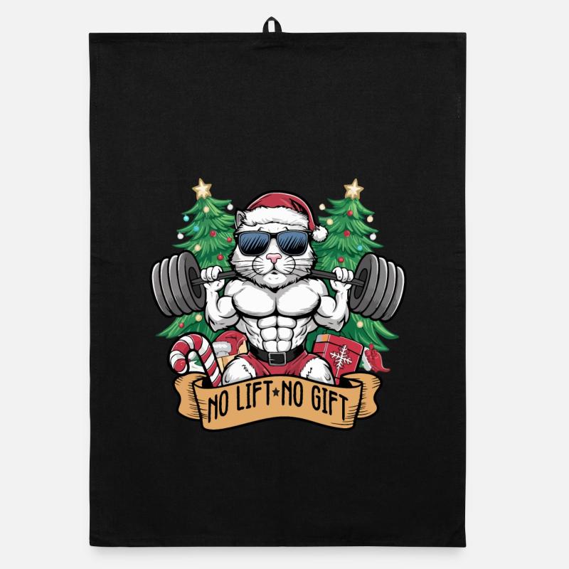 Pas d’ascenseur, pas de cadeau Torchon bio