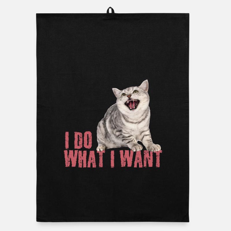 Chat : Je fais ce que je veux Torchon bio