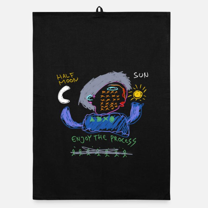 Enjoy the process Organic dish towel