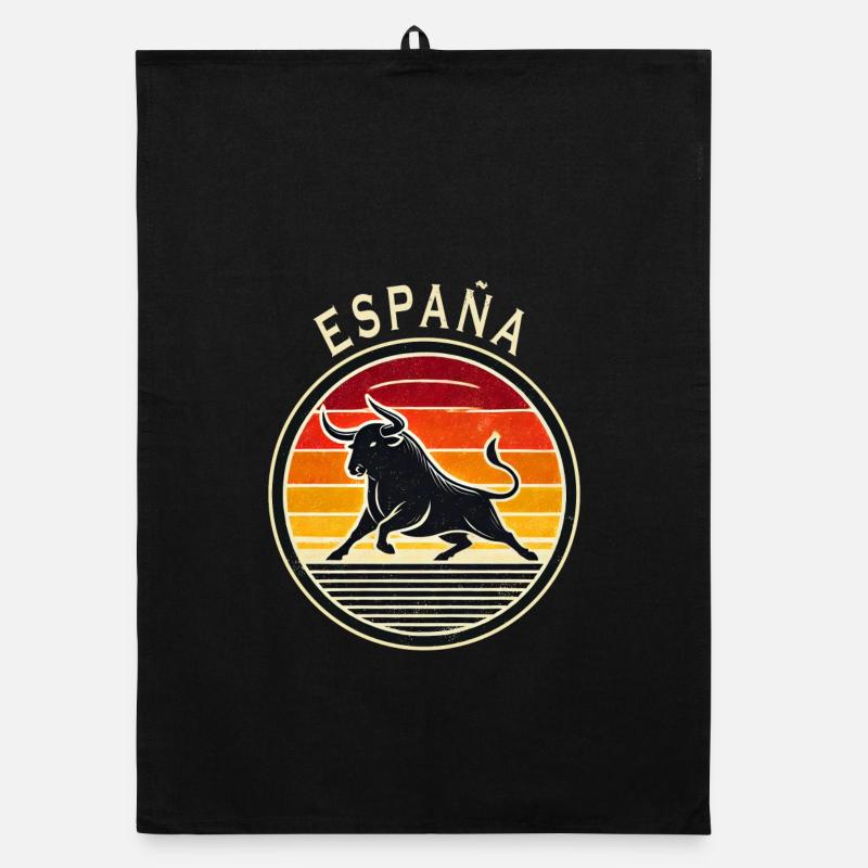 Spain Taurus Design Organic dish towel
