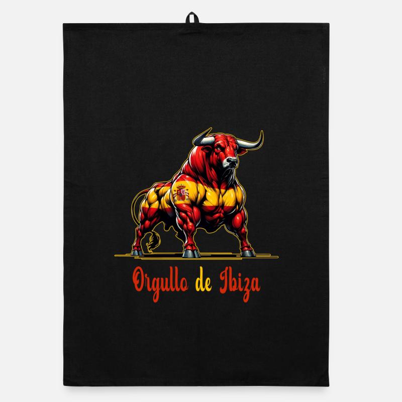 Le design du drapeau de Pride Ibiza Torchon bio