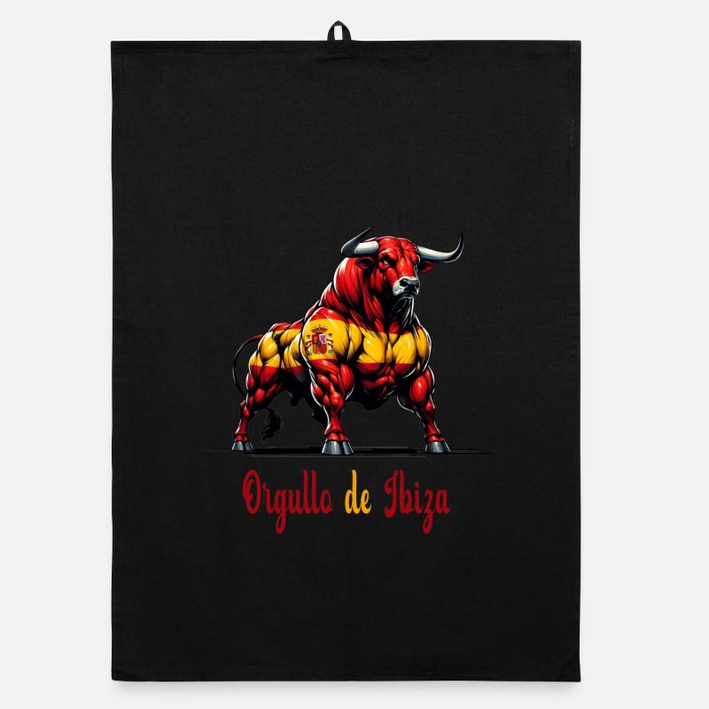 Le design du drapeau de Pride Ibiza Torchon bio