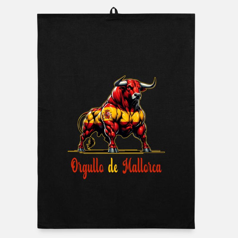 Le design du drapeau de Pride Mallorca Torchon bio