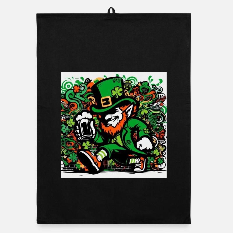 Leprechaun Ireland Organic dish towel