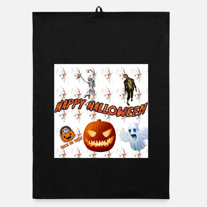 Joyeux Halloween Version 3 Torchon bio