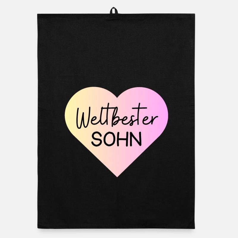 Weltbester Sohn Organic Geschirrtuch