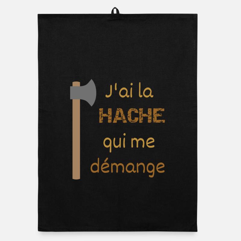 I've got an itchy axe Organic dish towel