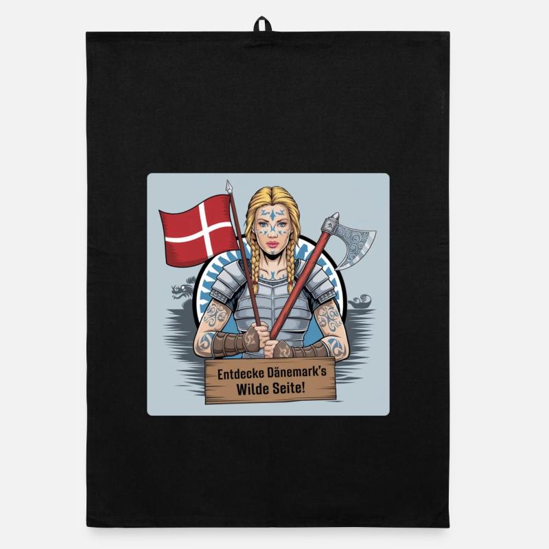 Schildmaiden - Découvrez le côté sauvage du Danemark Torchon bio
