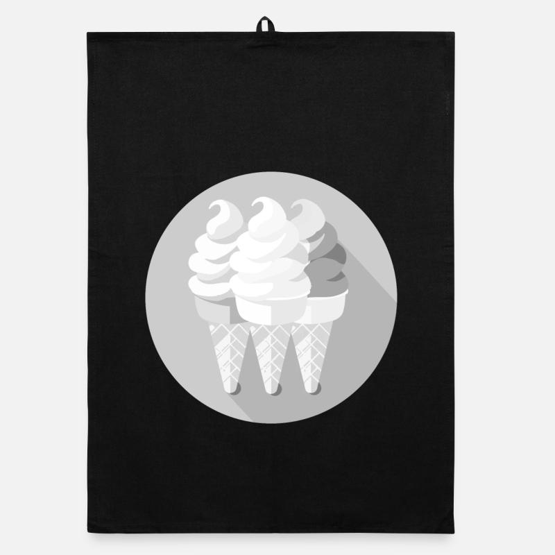 Eiswaffeln Organic Geschirrtuch