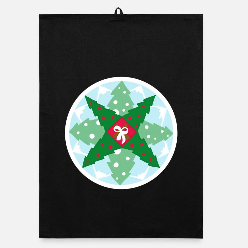 Weihnachtsanleitung Organic Geschirrtuch
