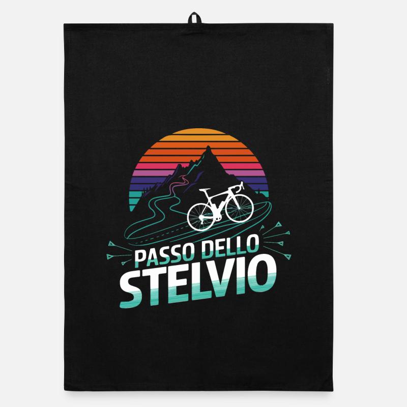 Stelvio Pass, Italy Organic dish towel
