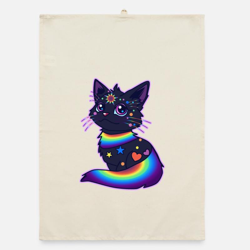 Pride Cat Organic dish towel