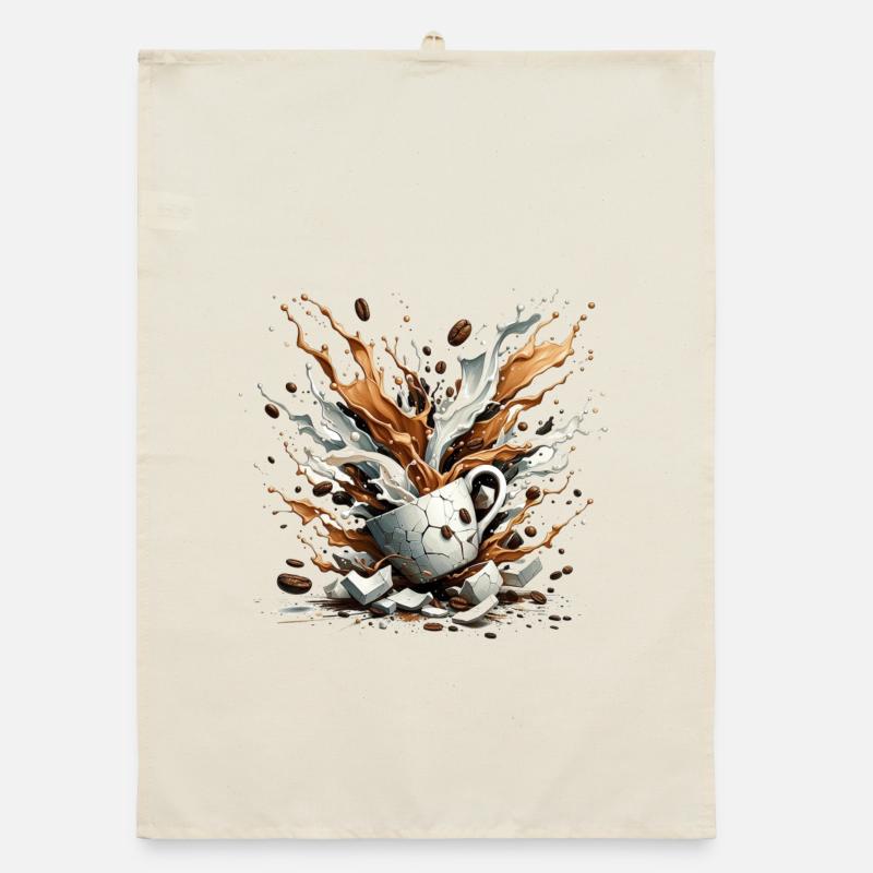 Exploded Coffee - 100 % caféine Torchon bio