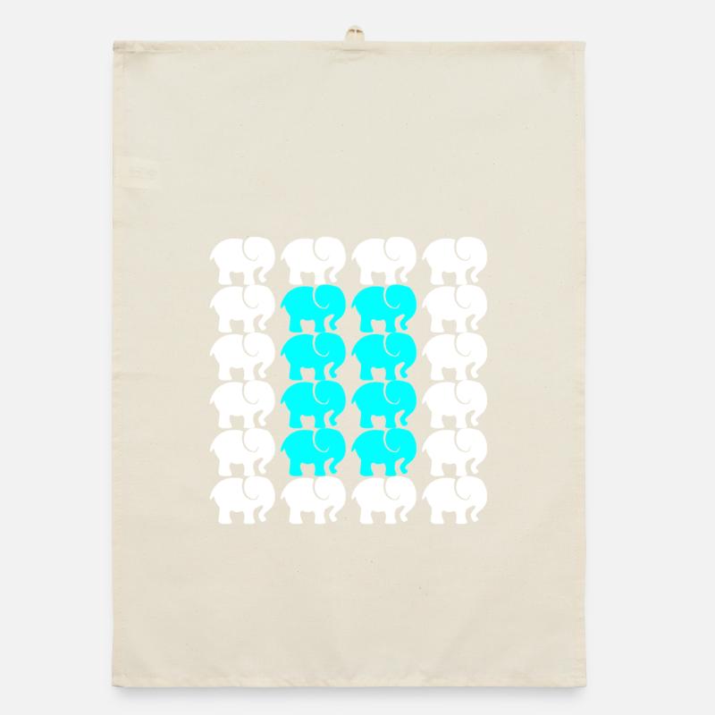 ÉLÉPHANT Torchon bio