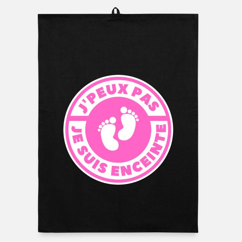 je peux pas je suis enceinte Torchon bio