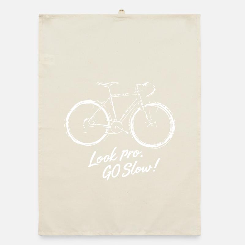 Lock Pro Go Slow Bicycle Organic dish towel