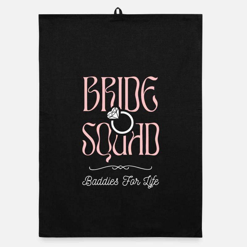 Bride Squad - Équipage de poules Torchon bio