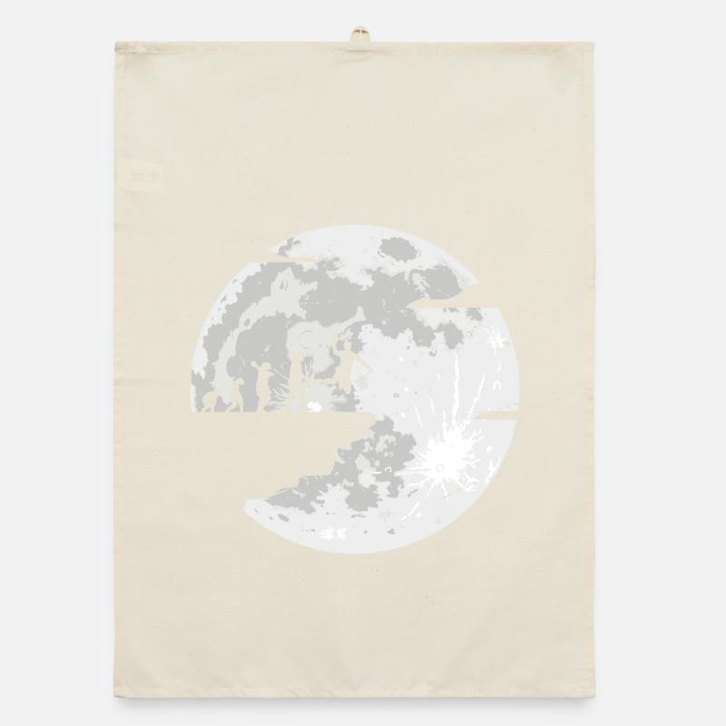 Célébration de l’évolution de la lune Torchon bio