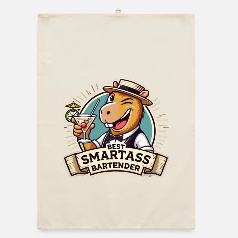 Barman Barman Capybara Capy Gift Torchon bio