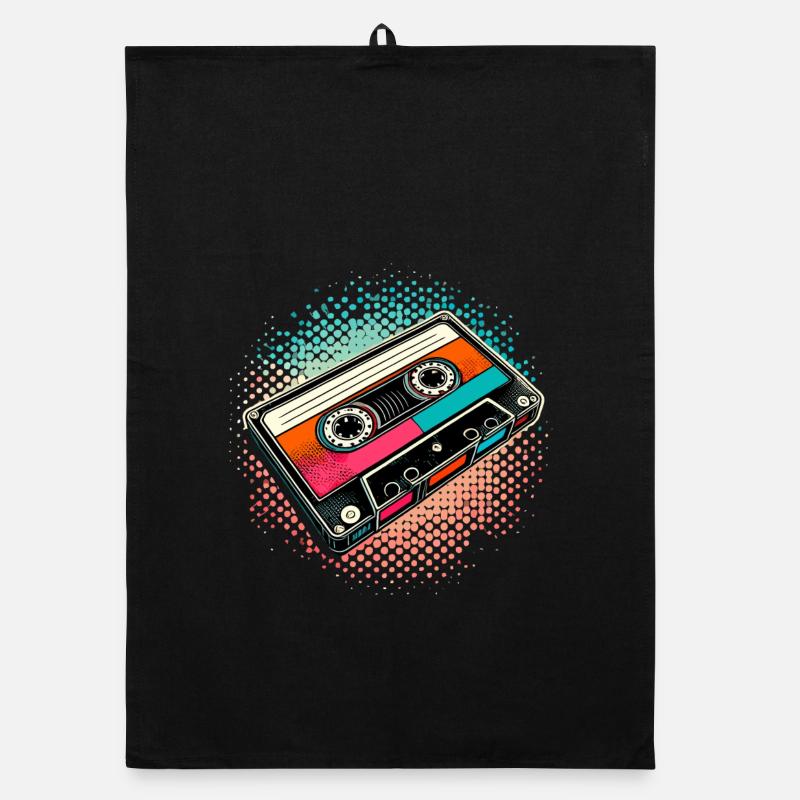 Cassette compacte cassette cassette des années 90 cadeau Torchon bio