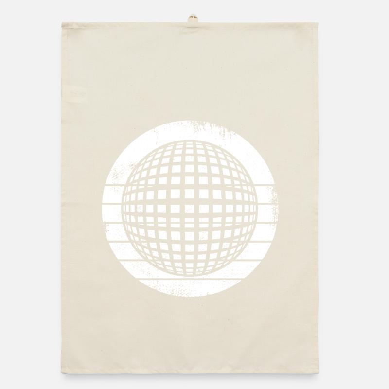 80s Disco Organic dish towel