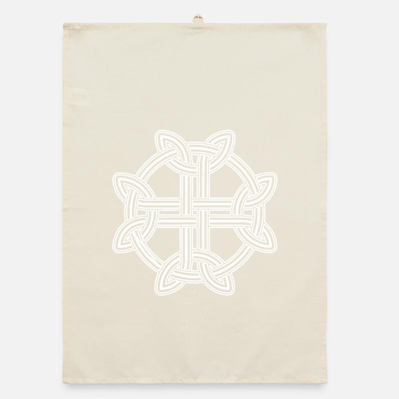 Conception du nœud croix celtique Torchon bio