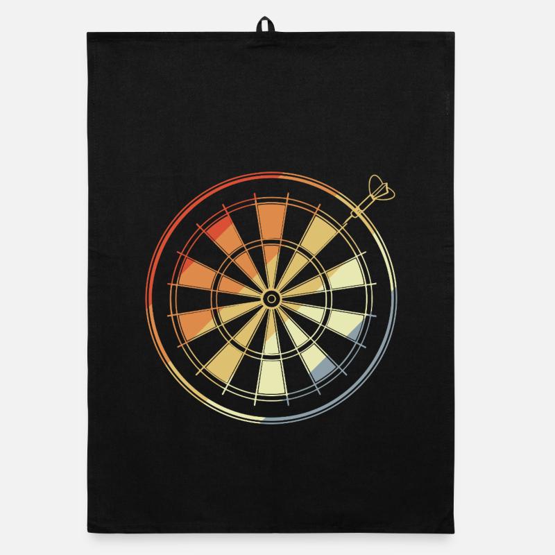 Dart Sketch Vintage Organic dish towel