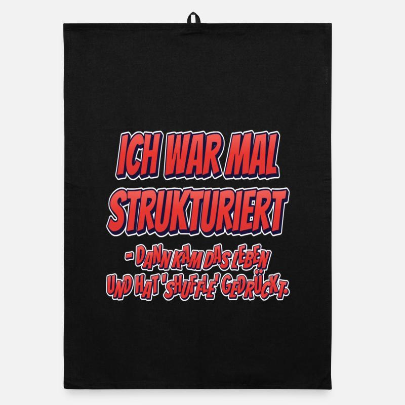 Ich war mal strukturiert… Organic Geschirrtuch