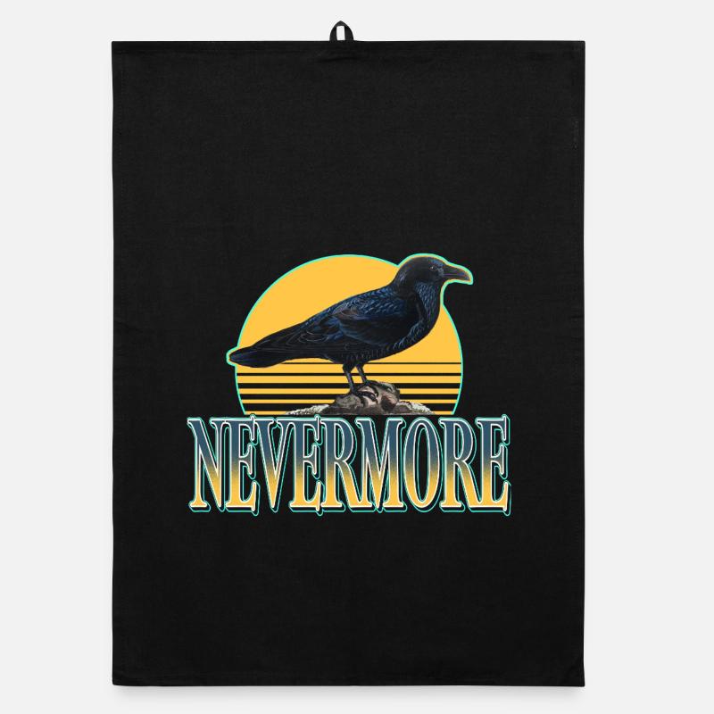 Nevermore – Raben & Gothic Ästhetik Organic Geschirrtuch